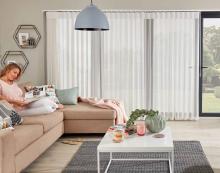 Allusion blinds in a front room